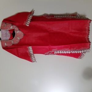 African Attire 3pc  Africa Embroidered Pant Set